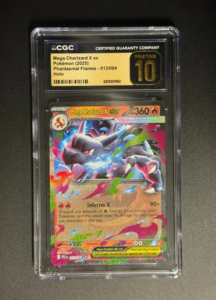 CGC10 Pristine Mega Charizard X ex 13 EN
