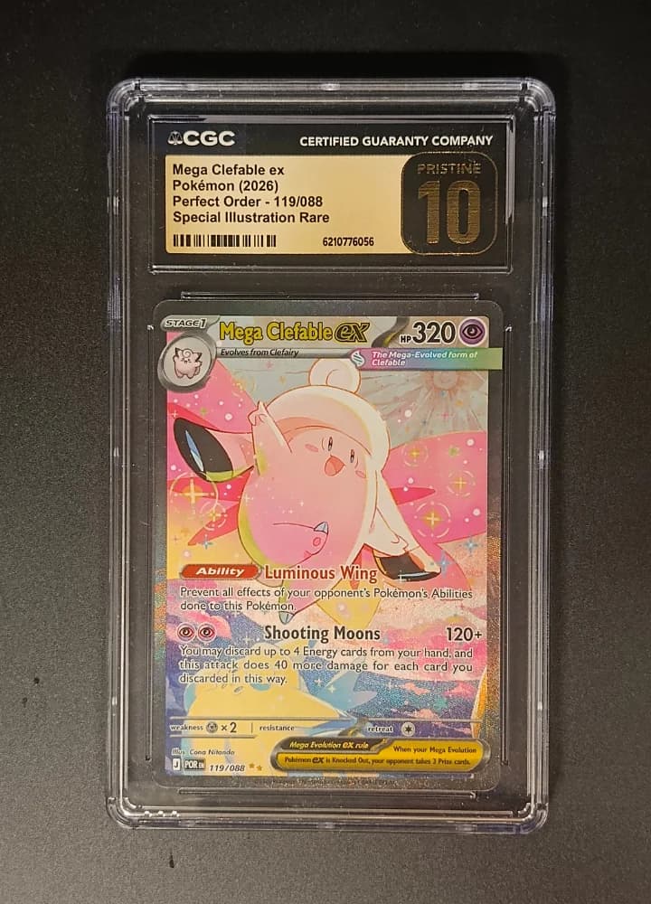 CGC10 Pristine Mega Clefable ex 119 SIR EN