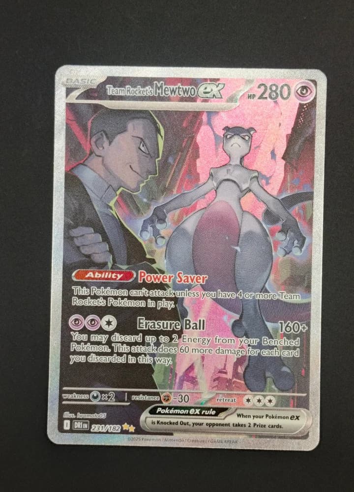 Team Rocket's Mewtwo ex 231 SIR EN