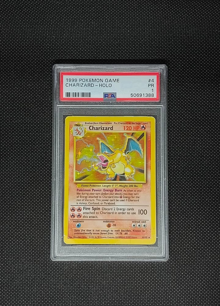 PSA1 Charizard Base Set Holo 4 EN